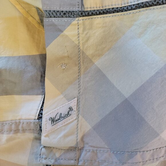 Woolrich Pastel Plaid Sleeveless Blouse Cotton/Spandex‎ Sz M - Picture 10 of 15